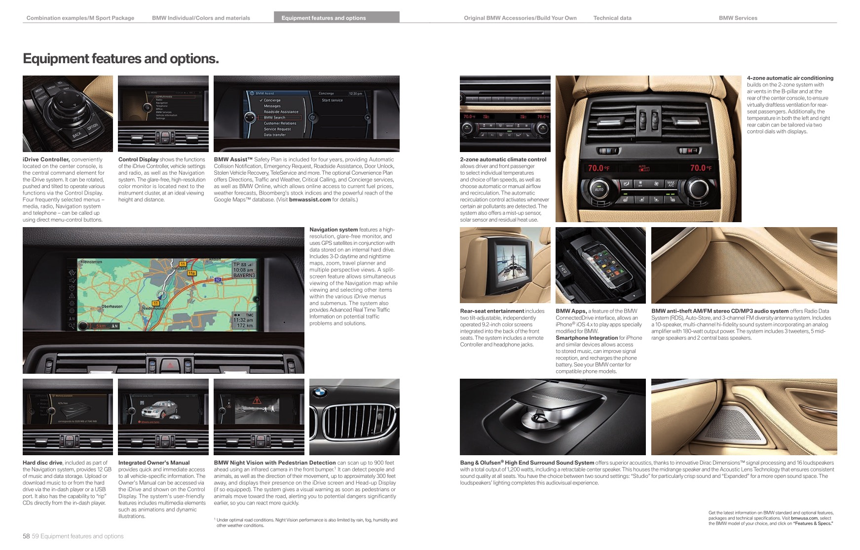 2013 BMW 5-Series Brochure Page 16
